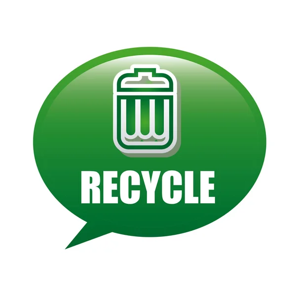 Recycler les ordures — Image vectorielle