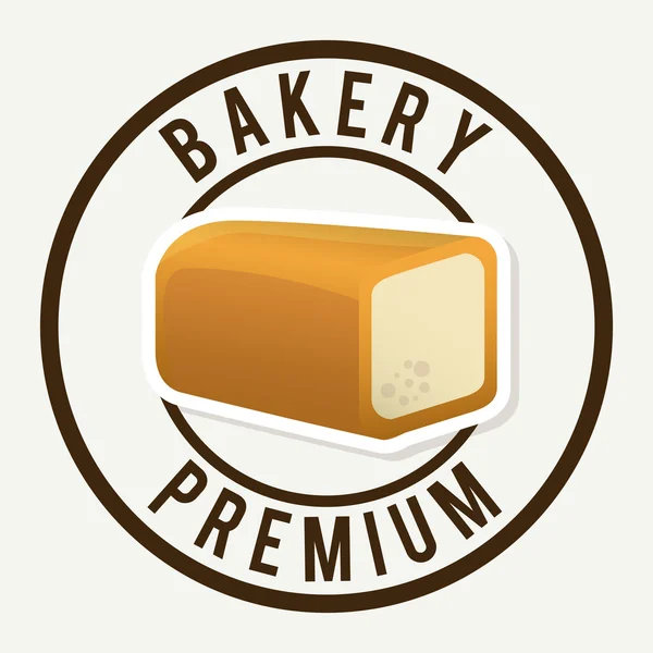 Étiquette boulangerie — Image vectorielle