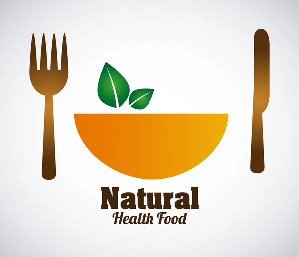 Alimentos naturales — Vector de stock