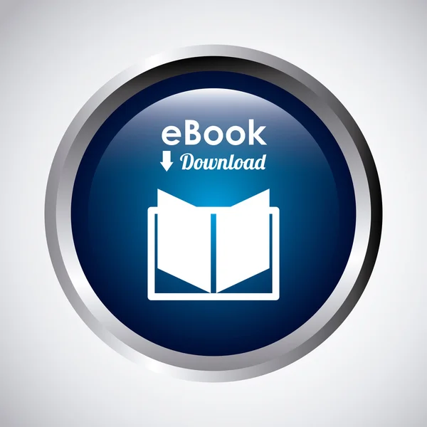 Diseño electrónico del libro — Vector de stock
