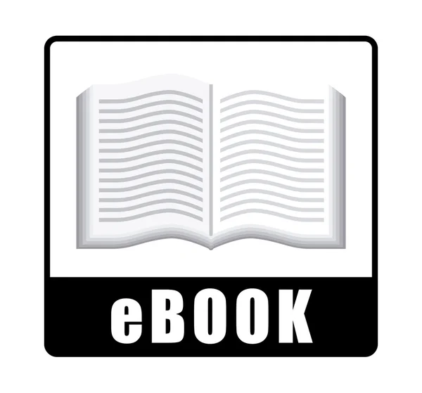 Design de livro eletrônico — Vetor de Stock