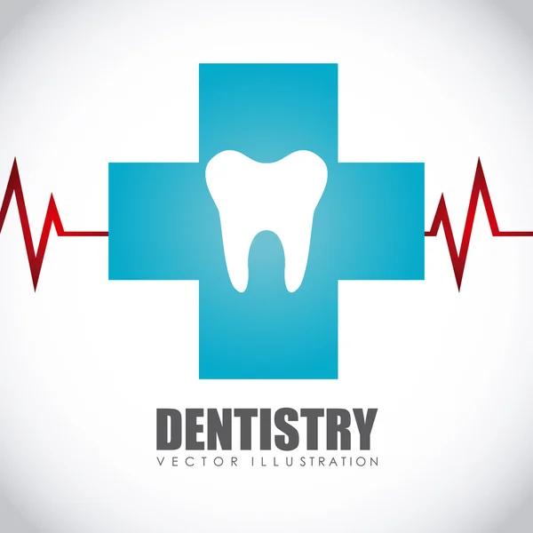 Tandheelkundige verzorging — Stockvector