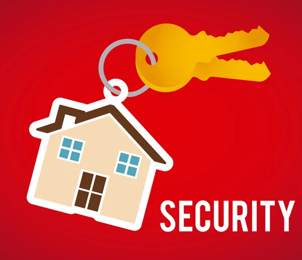 Securty home — Stock Vector