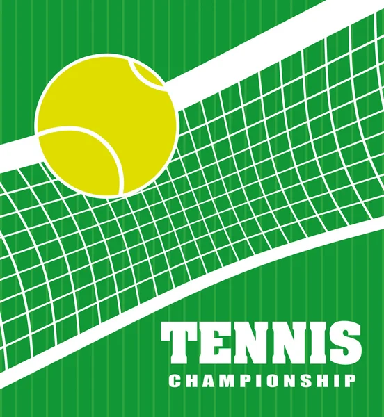 Tenis Deporte — Vector de stock