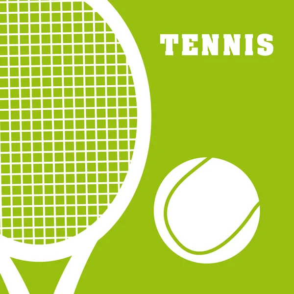 Sport tennis — Image vectorielle