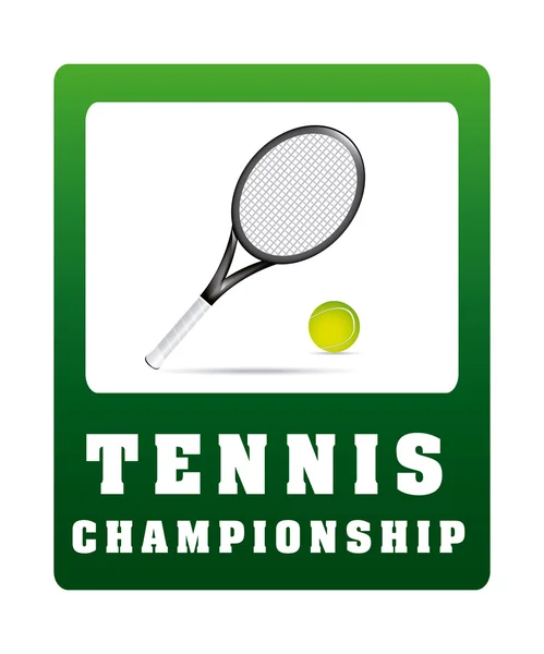 Tennis Sport — Stockvector