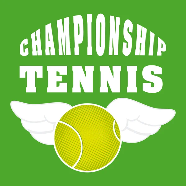 Tenis Deporte — Vector de stock