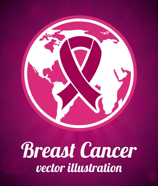 Karcinom prsu — Stockový vektor