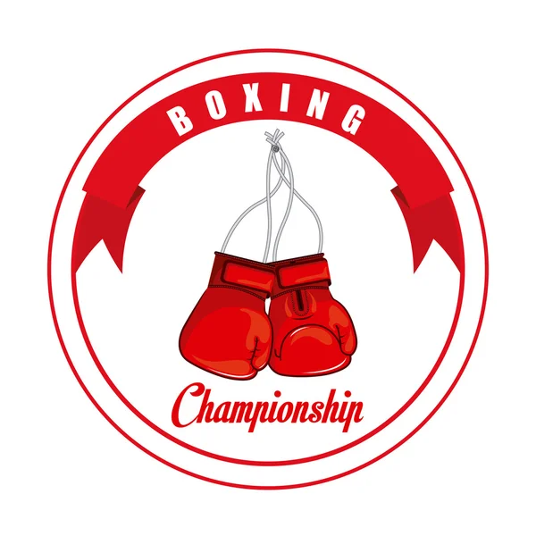 Boxerský sport — Stockový vektor