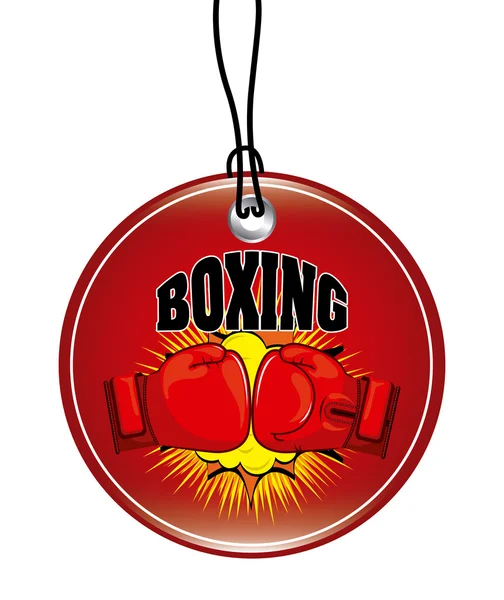 Boxing sport — Stock Vector