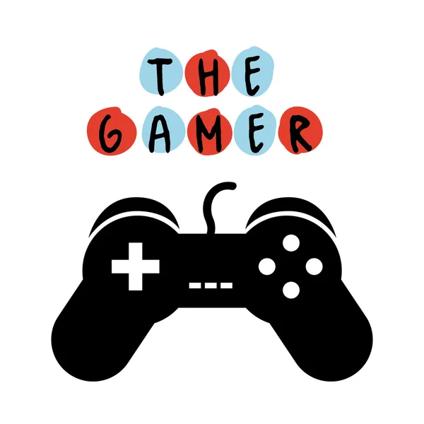 Gamer pictogram — Stockvector