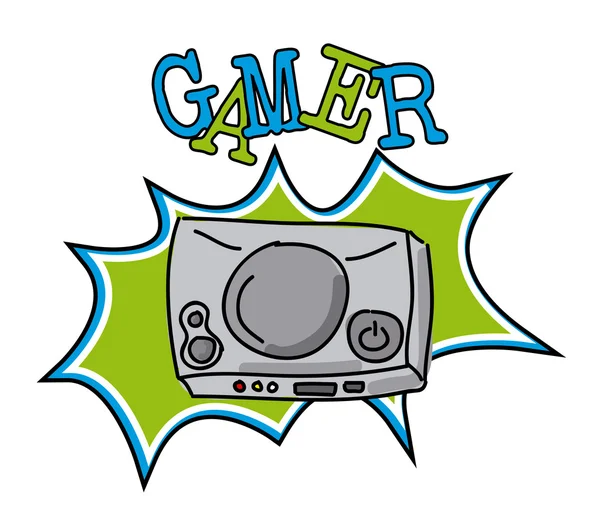 Gamer значок — стоковий вектор