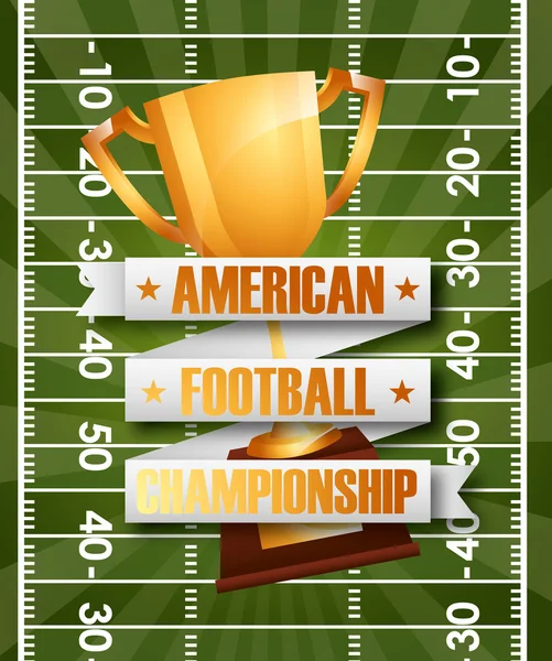 American football — Stock Vector