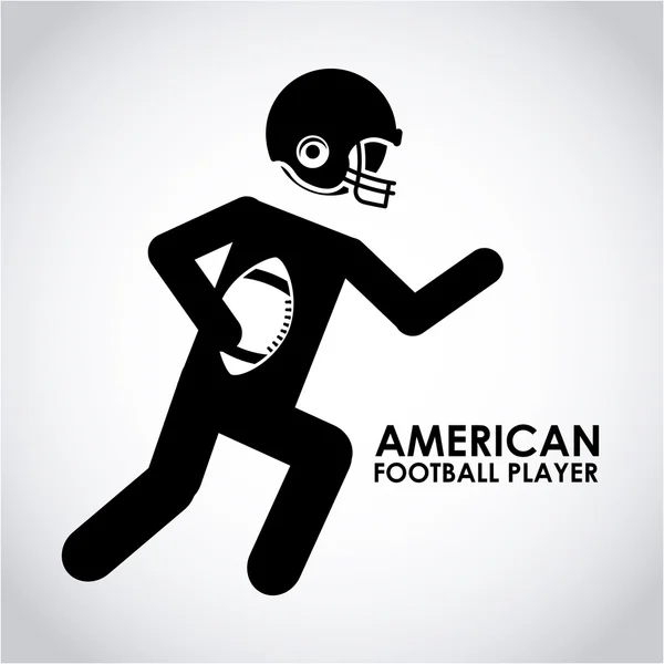 American football — Stock Vector