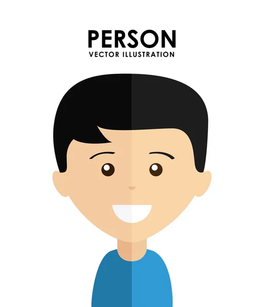 Avatar persona — Vector de stock