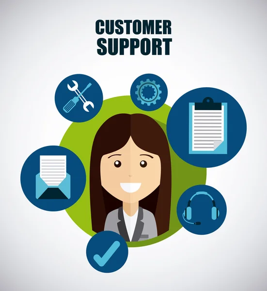 Customer support — Stock Vector