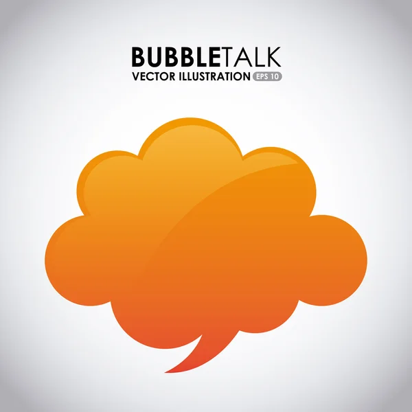 Parlare di bolle — Vettoriale Stock