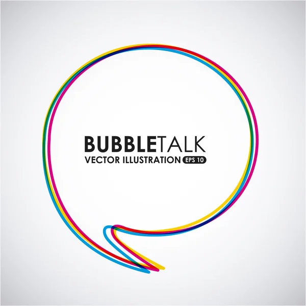 Parlare di bolle — Vettoriale Stock