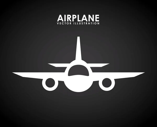 Icono del avión — Vector de stock