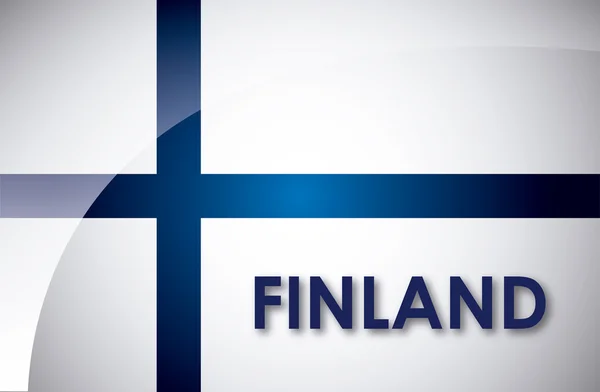 Finland flag — Stock Vector