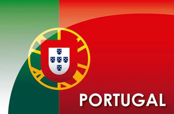 Portugal flag — Stock Vector