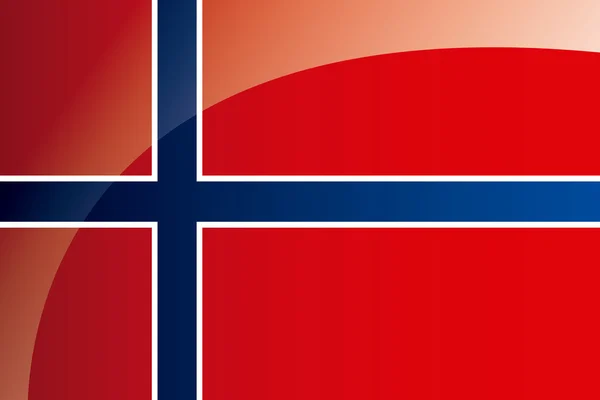 挪威国旗 — 图库矢量图片