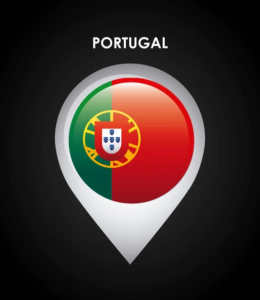 Прапор Португалії — стоковий вектор