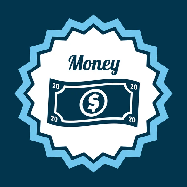 Икона денег — стоковый вектор