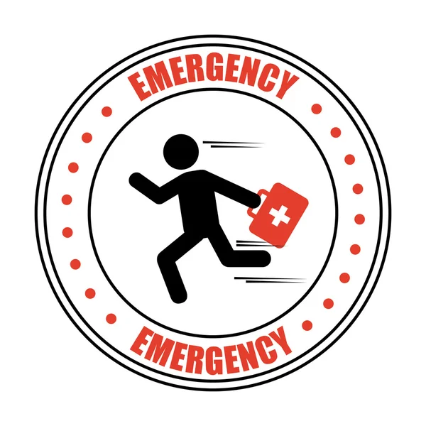 Emergency icon — Stock Vector