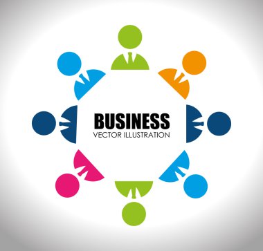 İş tasarımı, vektör çizim.