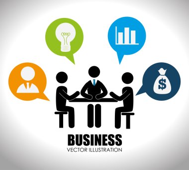 İş tasarımı, vektör çizim.