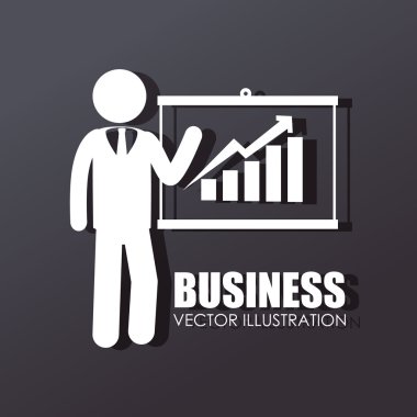 Gri backgroundvector illüstrasyon iş tasarım