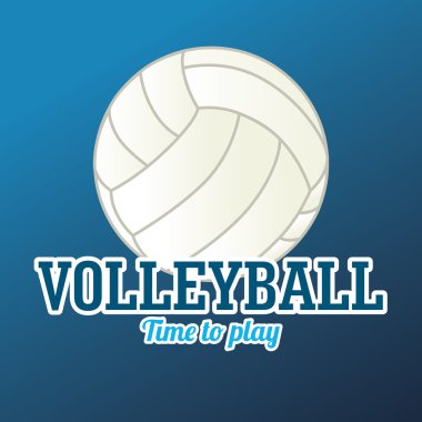 spor tasarımı mavi arkaplan vektör illüstrasyonu üzerinde