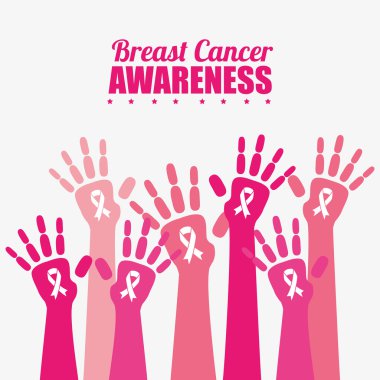 Kanser tasarımı beyaz arka plan vektör çizim üzerinde