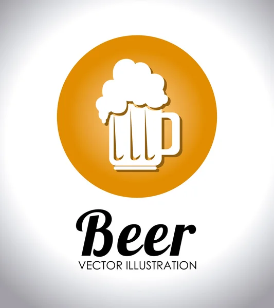 Beber diseño sobre fondo blanco vector ilustración — Archivo Imágenes Vectoriales