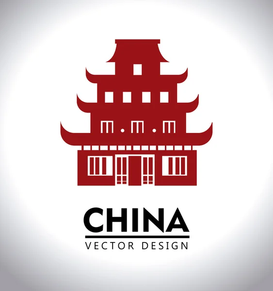 China design,vector illustration — Stockvector