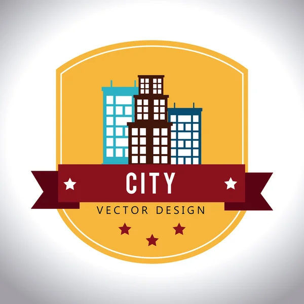 Urban design,vector illustration — Stok Vektör