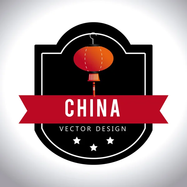 Chine design, illustration vectorielle — Image vectorielle