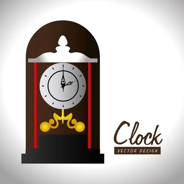 Time design, vector illustration. — Stok Vektör