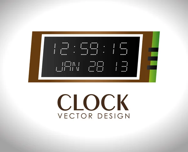 Time design, vector illustration. — Stok Vektör