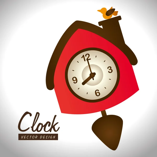 Time design, vector illustration. — ストックベクタ