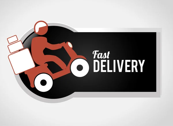 Delivery design, vector illustration. — Stock Vector