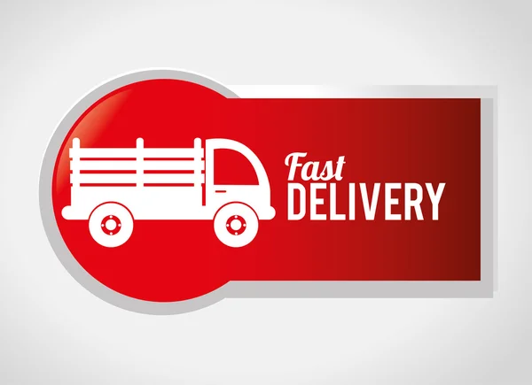 Delivery design, vector illustration. — Stock Vector