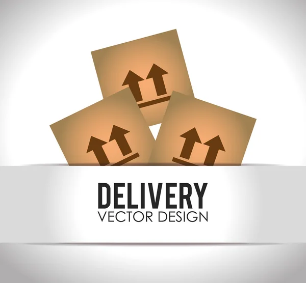 Delivery design, vector illustration. — Stock Vector