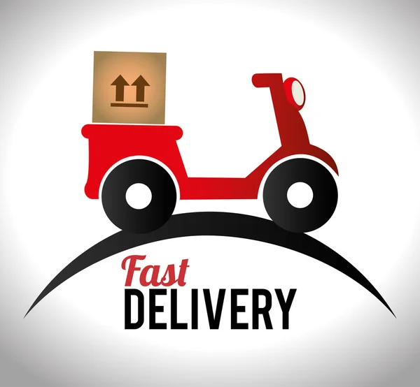 Delivery design, vector illustration. — Stock Vector