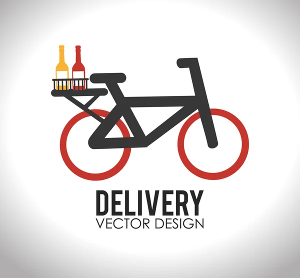 Delivery design, vector illustration. — Stock Vector