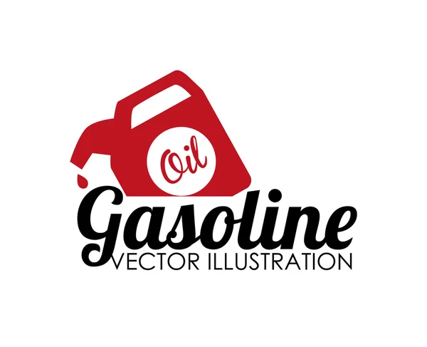 Diseño de combustible, ilustración vectorial . — Vector de stock