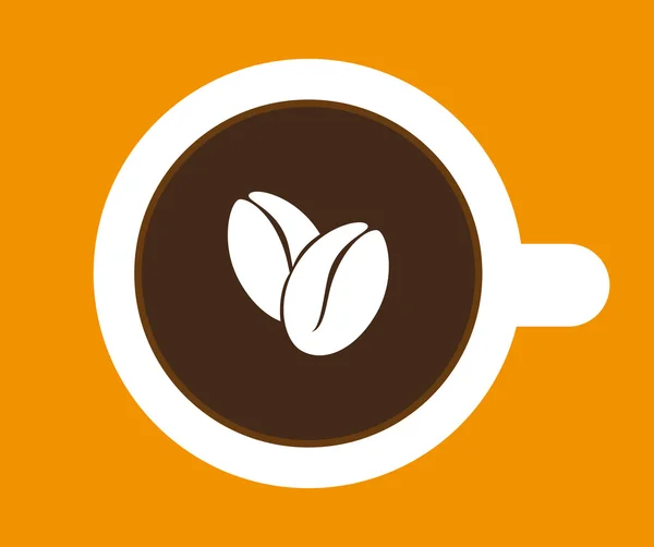 Kávy design, vektorové ilustrace. — Stockový vektor