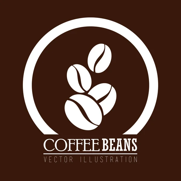 Diseño del café, ilustración vectorial . — Archivo Imágenes Vectoriales