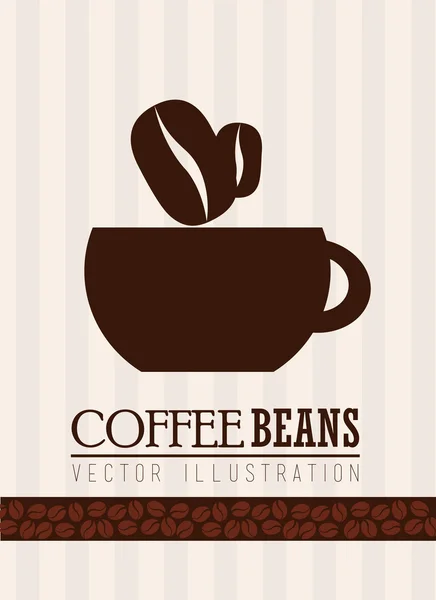 Disegno del caffè, illustrazione vettoriale . — Vettoriale Stock